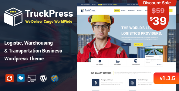 TruckPress - Logistics & Transportation WP Theme Logo